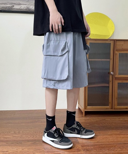 MGV(エムジーヴィー)の「ワイドカーゴハーフパンツ(カーゴパンツ・メンズ・グレー/ネイビー・LARGE/MEDIUM/X-LARGE)」の19枚目の写真