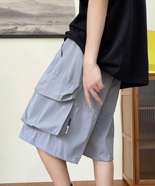 MGV(エムジーヴィー)の「ワイドカーゴハーフパンツ(カーゴパンツ・メンズ・グレー/ネイビー・LARGE/MEDIUM/X-LARGE)」の20枚目の写真