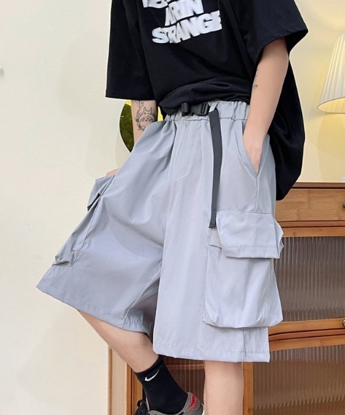 MGV(エムジーヴィー)の「ワイドカーゴハーフパンツ(カーゴパンツ・メンズ・グレー/ネイビー・LARGE/MEDIUM/X-LARGE)」の22枚目の写真