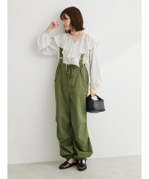 ELENCARE DUE(エレンカーレデュエ)の「・ELENCARE DUE サスペンダーアーミーパンツ(その他パンツ・レディース・カーキ/ネイビー・FREE)」の3枚目の写真