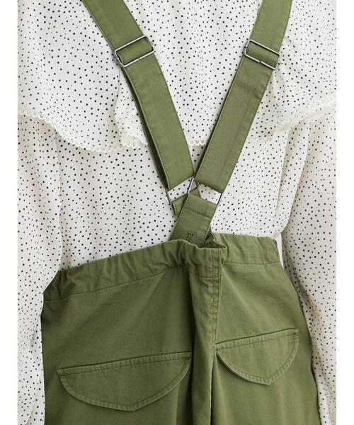 ELENCARE DUE(エレンカーレデュエ)の「・ELENCARE DUE サスペンダーアーミーパンツ(その他パンツ・レディース・カーキ/ネイビー・FREE)」の10枚目の写真