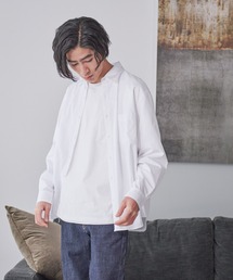 Blue Standard （ブルースタンダード）の「【BLUE STANDARD/ブルースタンダード】タイプライターレギュラーカラーシャツ　大人カジュアル　コットン100％　綿ダンプシャツ（シャツ/ブラウス・メンズ）」