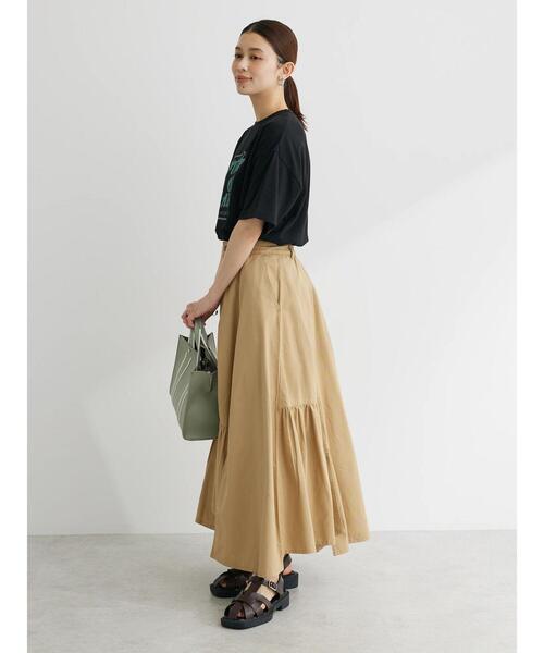 Sugar spoon(シュガースプーン)の「・SUGAR SPOON イレヘムツイルスカート(スカート・レディース・ベージュ/カーキ・FREE)」の4枚目の写真