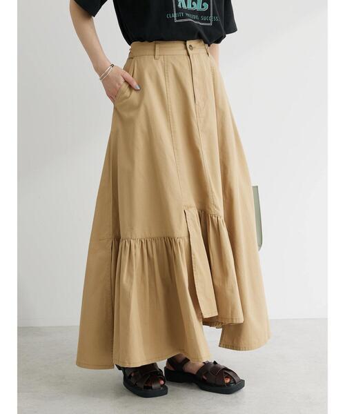 Sugar spoon(シュガースプーン)の「・SUGAR SPOON イレヘムツイルスカート(スカート・レディース・ベージュ/カーキ・FREE)」の6枚目の写真