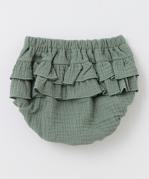 petit main（プティマイン）の「段フリルカバーパンツ（その他パンツ・キッズ・マルチ/ブルー/オフホワイト/ダークグリーン・80ｃｍ/70cm）」の14枚目の写真