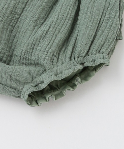 petit main（プティマイン）の「段フリルカバーパンツ（その他パンツ・キッズ・マルチ/ブルー/オフホワイト/ダークグリーン・80ｃｍ/70cm）」の17枚目の写真