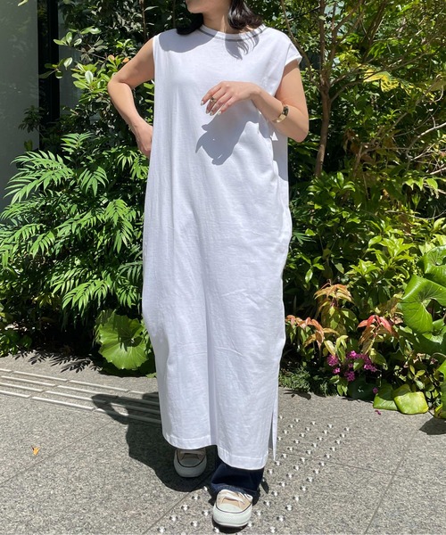 Meli rich（メリーリッチ）の「バックオープンステッチデザインワンピース（ワンピース・レディース・オフホワイト/ベージュ/ネイビー/レッド・MEDIUM）」の19枚目の写真