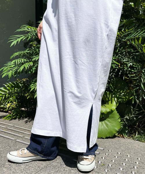 Meli rich（メリーリッチ）の「バックオープンステッチデザインワンピース（ワンピース・レディース・オフホワイト/ベージュ/ネイビー/レッド・MEDIUM）」の15枚目の写真