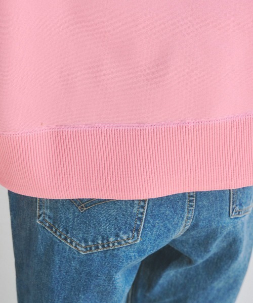 Droite lautreamont(ドロワットロートレアモン)の「カラースウェットライクニット《手洗い可能》(ニット/セーター・レディース・ブルー/オフホワイト/ブラック/ピンク/イエロー・M)」の21枚目の写真