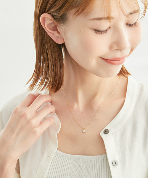 ROPE' PICNIC（ロペピクニック）の「イニシャルモチーフプチペンダント（ネックレス・レディース・ゴールド系その他/ゴールド/その他1/その他2/その他3/ゴールド系その他2・FREE）」の8枚目の写真