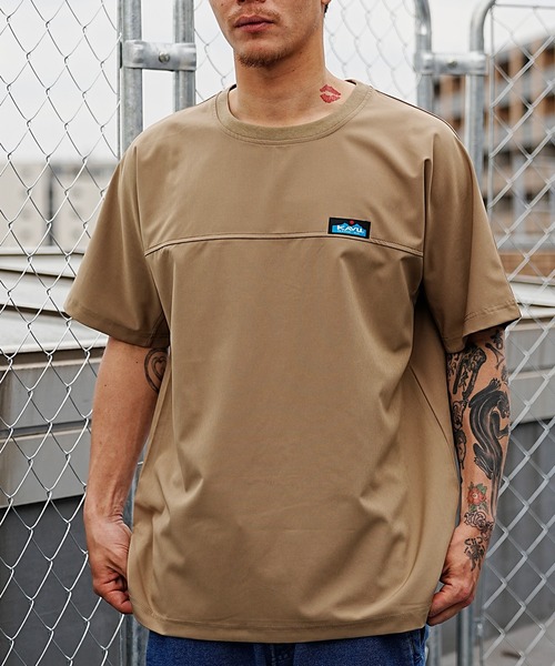 KAVU ベスト(メンズ) シェルテックベスト  L  ベージュ ベスト(メンズ) KAVU 25春夏 シェルテックベスト L ベージュ メンズ