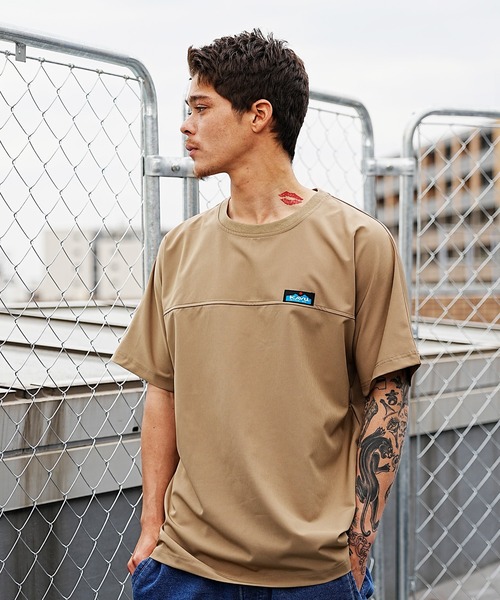 KAVU（カブー）の「KAVU/カブー SHELTECH SHIRTS Tシャツ/カットソー/半袖 シェルテック/吸水速乾/接触冷感 19821264（Tシャツ/カットソー・メンズ・ベージュ/ブラック・L/S/M）」の8枚目の写真