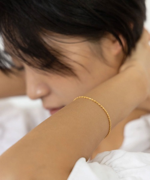 ドーターズジュエリー DAUGHTERS ツイストチェーンブレスレット シルバー daughters jewelry（ドーターズジュエリー）の「[ドーターズ