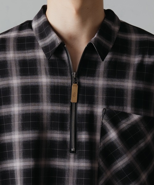 epnok ジャケットライクハーフスリーブシャツ epnok シャツ 「EPNK」Jacket like half sleeve shirt