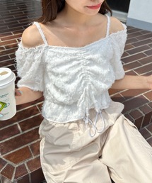 OLIVE des OLIVE | 胸くしゅバルーンブラウス(シャツ/ブラウス)