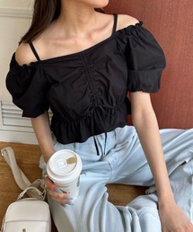 OLIVE des OLIVE | 胸くしゅバルーンブラウス(シャツ/ブラウス)