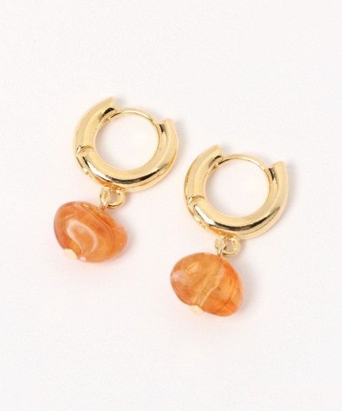 niko and...（ニコアンド）の「メタルパーツワンタッチピアス（ピアス（両耳用）・レディース・その他/オレンジ・0）」の2枚目の写真