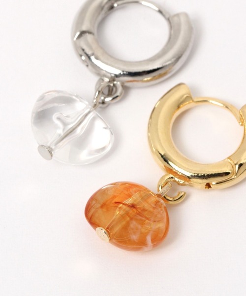 niko and...（ニコアンド）の「メタルパーツワンタッチピアス（ピアス（両耳用）・レディース・その他/オレンジ・0）」の4枚目の写真