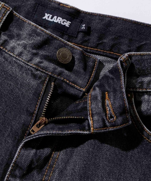 大人気 XLARGE LA STITCH WIDE LEG DENIM PANTS シルエット◎ XLARGE（エクストララージ）の「LA STITCH WIDE LEG DENIM PANTS