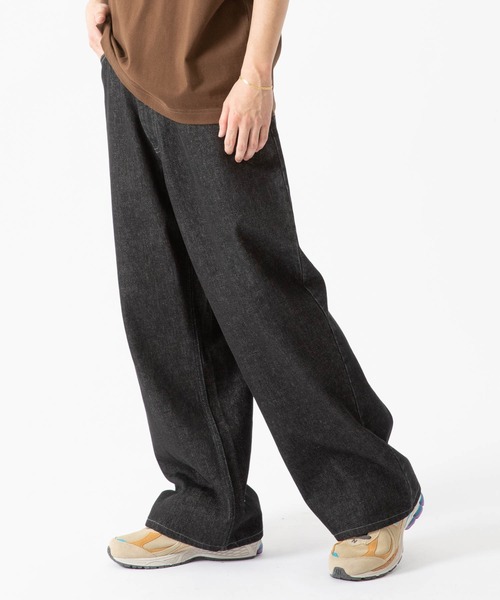 XLARGE(エクストララージ)の「LA STITCH WIDE LEG DENIM PANTS(デニムパンツ・メンズ・インディゴブルー/ライトインディゴブルー/グレー/ブラック・36inch/34inch/30inch/32inch)」の19枚目の写真