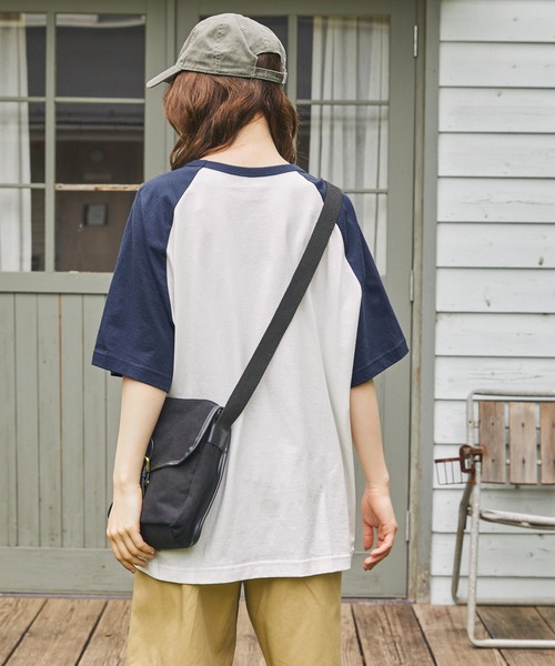 MONO-MART LADY'S(モノマートレディース)の「フォレストグラフィックスーベニアラグランTシャツ(Tシャツ/カットソー・レディース・チャコール/グリーン/ネイビー・FREE)」の8枚目の写真