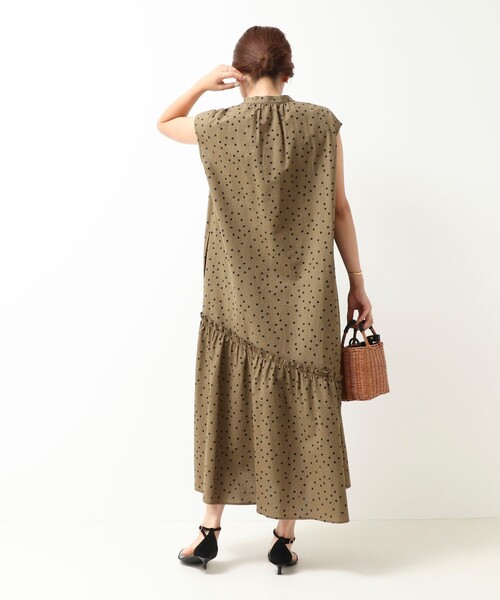 NOLLEY’S（ノーリーズ）の「◇【WEB限定】リップルドット切り替えワンピース（ワンピース・レディース・ブラック系その他3/グリーン系その他3・FREE）」の15枚目の写真