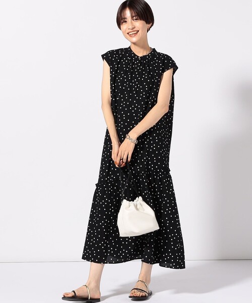NOLLEY’S（ノーリーズ）の「◇【WEB限定】リップルドット切り替えワンピース（ワンピース・レディース・ブラック系その他3/グリーン系その他3・FREE）」の20枚目の写真