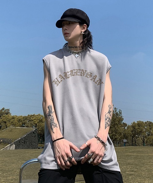 MGV(エムジーヴィー)の「フロントロゴイラストノースリーブ(タンクトップ・メンズ・ホワイト/ブラック/グレー・MEDIUM/LARGE/X-LARGE)」の18枚目の写真