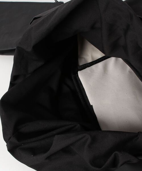 macromauro（マクロマウロ）の「【macro mauro】 Wallase&Murron Special Order / KAOS SMALL - BELT / PAINT COTTON（バックパック/リュック・メンズ・ブラック・FREE）」の9枚目の写真