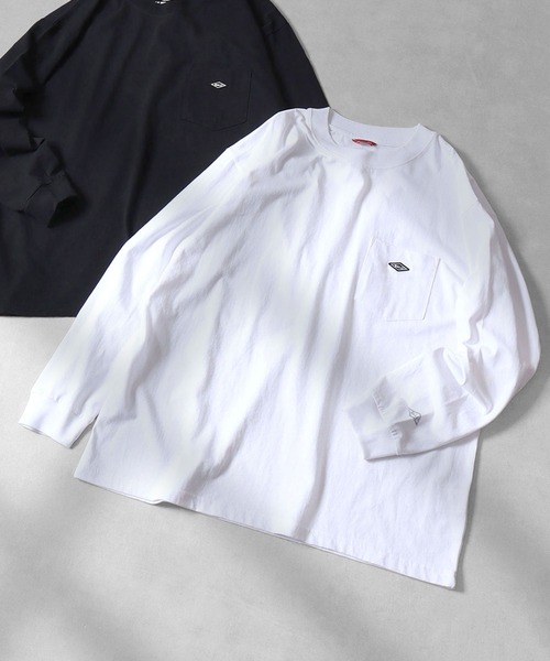 BALL(ボール)の「BALL ヘビーウェイトポケ付きロングスリーブBIGTシャツ(Tシャツ/カットソー・メンズ・ホワイト/オフホワイト/モカ/ブルー/ブラック×レッド/チャコール/ブラック×ブラック・M/L/LL/S)」の3枚目の写真