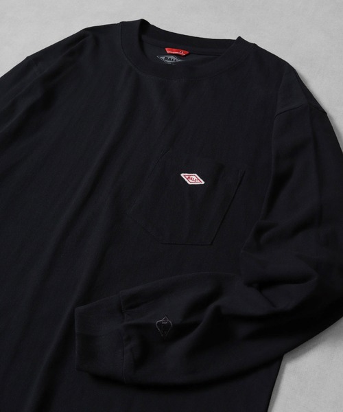 BALL(ボール)の「BALL ヘビーウェイトポケ付きロングスリーブBIGTシャツ(Tシャツ/カットソー・メンズ・ホワイト/オフホワイト/モカ/ブルー/ブラック×レッド/チャコール/ブラック×ブラック・M/L/LL/S)」の5枚目の写真