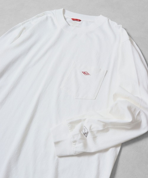 BALL(ボール)の「BALL ヘビーウェイトポケ付きロングスリーブBIGTシャツ(Tシャツ/カットソー・メンズ・ホワイト/オフホワイト/モカ/ブルー/ブラック×レッド/チャコール/ブラック×ブラック・M/L/LL/S)」の4枚目の写真