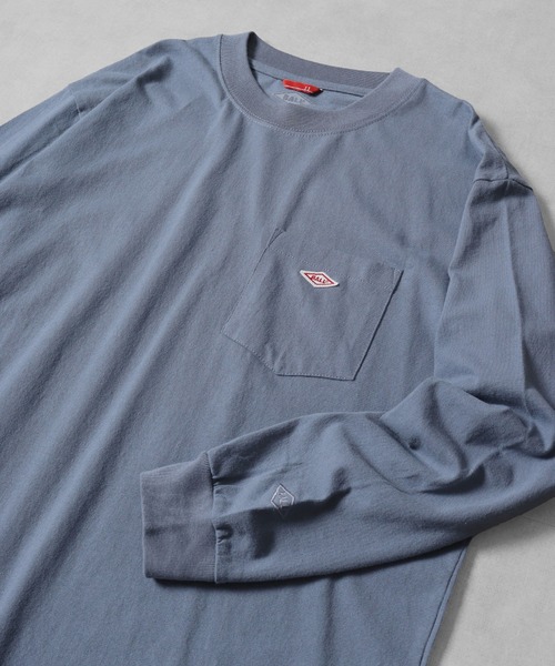 BALL(ボール)の「BALL ヘビーウェイトポケ付きロングスリーブBIGTシャツ(Tシャツ/カットソー・メンズ・ホワイト/オフホワイト/モカ/ブルー/ブラック×レッド/チャコール/ブラック×ブラック・M/L/LL/S)」の2枚目の写真