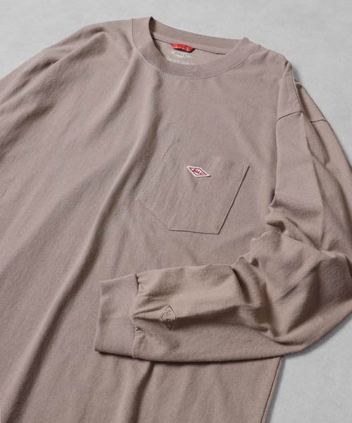 BALL(ボール)の「BALL ヘビーウェイトポケ付きロングスリーブBIGTシャツ(Tシャツ/カットソー・メンズ・ホワイト/オフホワイト/モカ/ブルー/ブラック×レッド/チャコール/ブラック×ブラック・M/L/LL/S)」の7枚目の写真