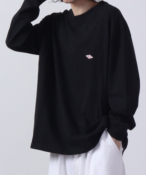 BALL(ボール)の「BALL ヘビーウェイトポケ付きロングスリーブBIGTシャツ(Tシャツ/カットソー・メンズ・ホワイト/オフホワイト/モカ/ブルー/ブラック×レッド/チャコール/ブラック×ブラック・M/L/LL/S)」の12枚目の写真