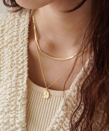 ammy.（エイミードット）の「【 ammy. / エイミードット 】 コイン ２連ネックレス / パール（ネックレス）」