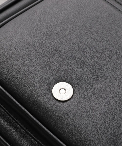 RAGEBLUE（レイジブルー）の「シンセティックレザー/ショルダーバック（ショルダーバッグ・レディース・ブラック/ネイビー/ホワイト・FREE）」の8枚目の写真