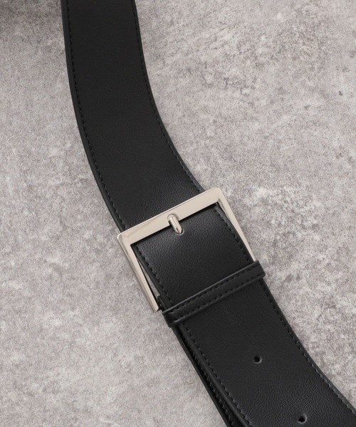 RAGEBLUE（レイジブルー）の「シンセティックレザー/ショルダーバック（ショルダーバッグ・レディース・ブラック/ネイビー/ホワイト・FREE）」の10枚目の写真