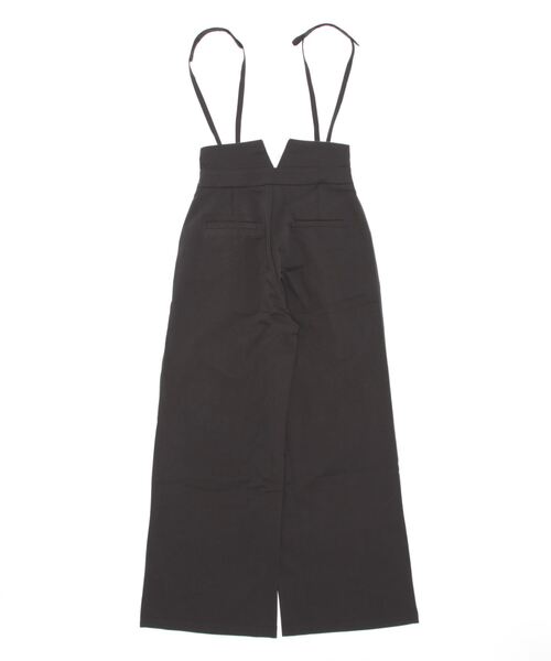 aimoha(アイモハ)の「【aimohaオリジナル】2WAY サロペット タック入りワイドスラックス(スラックス・レディース・ダークグレー/ブラウン/ブラック・SMALL/MEDIUM/X-LARGE/LARGE)」の6枚目の写真