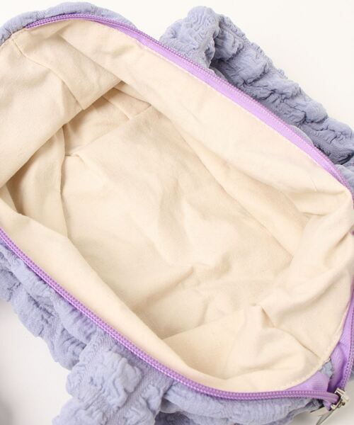 VIBGYOR Women(ヴィブジョー ウィメン)の「【float】ポコポコ ポップコーン ミニトートバッグサブバッグ 【7色展開】 (チャック付き)(トートバッグ・レディース・オフホワイト/ラベンダー/ミント/ブラック/サックスブルー/ライトピンク/マスタード・FREE)」の17枚目の写真