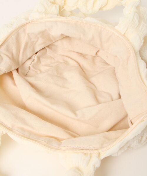 VIBGYOR Women(ヴィブジョー ウィメン)の「【float】ポコポコ ポップコーン ミニトートバッグサブバッグ 【7色展開】 (チャック付き)(トートバッグ・レディース・オフホワイト/ラベンダー/ミント/ブラック/サックスブルー/ライトピンク/マスタード・FREE)」の18枚目の写真