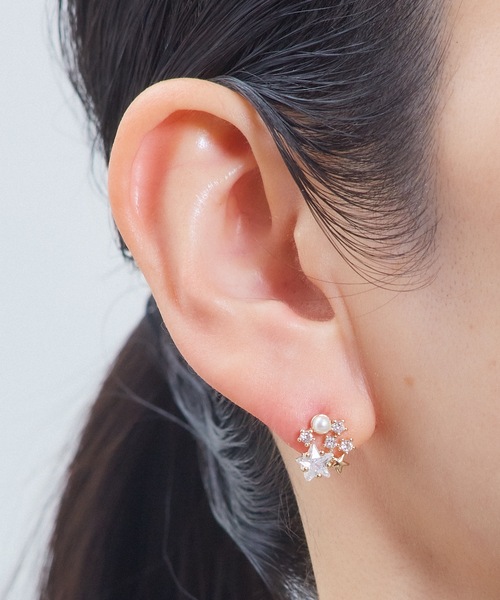 Zoule ゾーラ:star jewel スタージュエル ピアス（ピアス（両耳