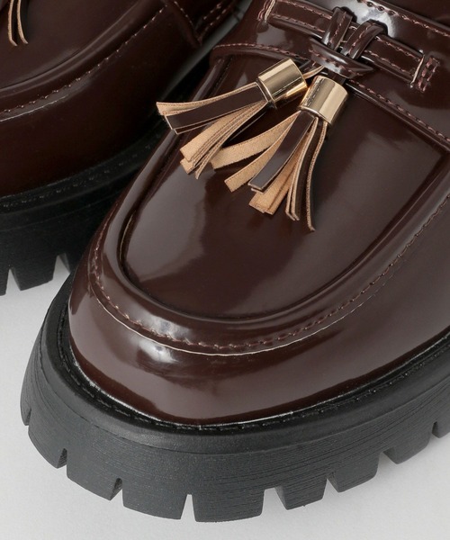 LAKOLE（ラコレ）の「タッセルタンクソールローファー / 970250（ローファー・レディース・ブラック/ブラウン・MEDIUM/LARGE）」の10枚目の写真