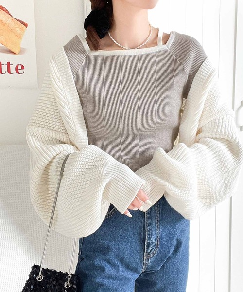 JUSGLITTY♡袖フレアが可愛いスタイルアップリブニット STORY10月号掲載☆蛯原友里さん着用人気コーデ☆ | JUSGLITTY