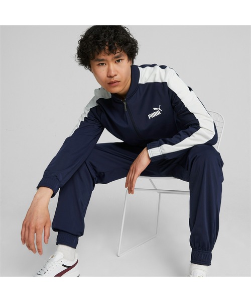 PUMA(プーマ)の「PUMA プーマ メンズ ベースボール トリコット トレーニングスーツ 上下セッ(ジャージ・メンズ・ネイビー/グレー/ブラック・MEDIUM/LARGE/SMALL/X-LARGE/XX-LARGE)」の7枚目の写真