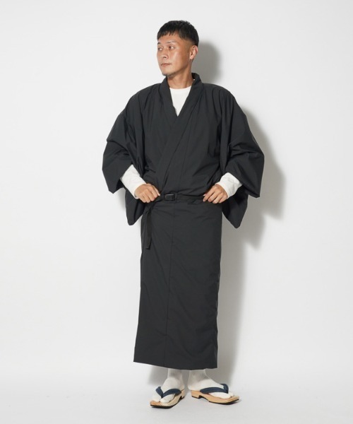 Snow Peak(スノーピーク)の「OUTDOOR KIMONO 2L Octa オクタ(着物・メンズ・ブルー系その他/ブラック・L/M/S/XL)」の3枚目の写真