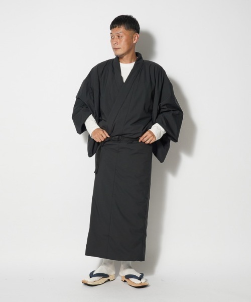 Snow Peak(スノーピーク)の「OUTDOOR KIMONO 2L Octa オクタ(着物・メンズ・ブルー系その他/ブラック・L/M/S/XL)」の4枚目の写真