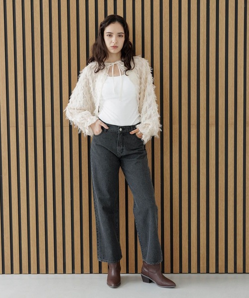 美品✴︎or SlowストレートデニムパンツL GLOBAL WORK ジーンズ デニム デニムパンツ GOODデニム