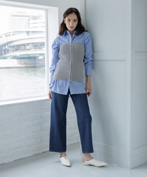 LAKOLE(ラコレ)の「MRストレートデニム / 975976(デニムパンツ・レディース・ブラック/ブルー/ネイビー・MEDIUM/SMALL)」の17枚目の写真