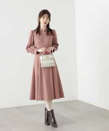 PROPORTION BODY DRESSING | ベーシックネックポイントフレアワンピース / 1213240907(ワンピース)